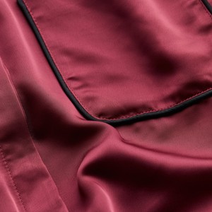Peignoirs de détente en satin 100 % coton respirant pour femme, colorés, imprimés sur mesure, à manches longues, pleine longueur, épais, pour femme - Product Image 6