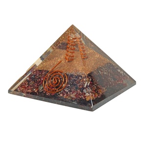 Rose Améthyste Orgonite Pyramides Cristal de Guérison Naturelle Pierre Précieuse Protection EMF Gravure Sculptée Style Feng Shui Technique d'Amour - Product Image 4