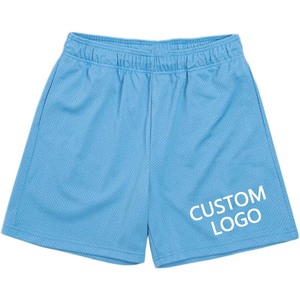 Shorts d'été amples pour hommes avec logo personnalisé, respirants et légers, pour les activités décontractées et sportives - Product Image 3