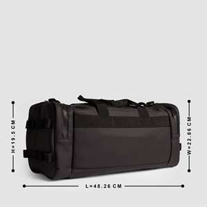 Bolsa Deportiva Unisex Negra de Poliéster, 30-40L, Multifuncional, con Cierre de Cremallera, Bolsa Casual para Fitness con Compartimento Interior - Product Image 3
