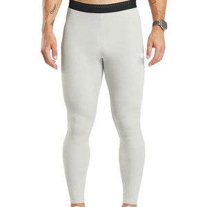 Leggings de sport pour hommes de qualité supérieure, taille élastique, séchage rapide, pour la course et l'entraînement, avec logo personnalisé et marque privée - Product Image 1