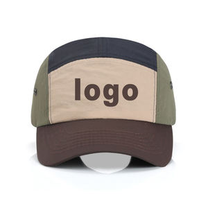Gorra de Campamento de Alta Calidad con MOQ Bajo, Estilo de Ala Plana, Etiqueta Privada, Textura Suave, Gorras de Senderismo Ajustables y Ligeras de 5 Paneles - Product Image 1