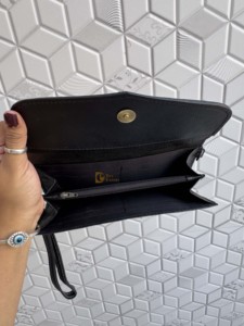 Custom New Designer 2026 Hand <b>Tooled</b> Carving <b>Leather</b> Clutch Stylish Hair On Hide Multi Uses Western Women's Wrist Wallets - Product Image 6