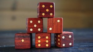 Premium Finish <b>Dice</b> Pen Stand Luxury Executive Desk Organizer Novelty Wooden Stationery Holder for Students and Home Office Gift - Product Image 3