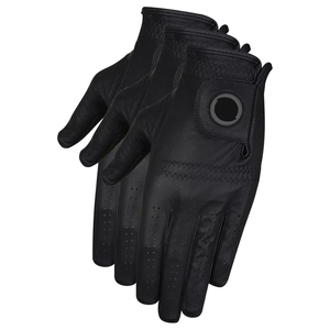 Latest Style Cabretta Leather Custom Anti Slip Palm Breathable Soft Adjustable Wrist <b>Strap</b> Pull-On Closure Sports Golf Gloves - Product Image 1