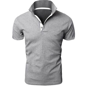 Polo de golf en coton pour homme, vierge, brodé, haute qualité, personnalisable, en polyester, pour hommes, quantité sur mesure, OEM, anti-UV - Product Image 1