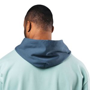 Sweat-shirt à capuche vert menthe pour homme, en molleton épais, à manches longues, décontracté, pour la gym, l'entraînement, le sport et le streetwear - Product Image 5