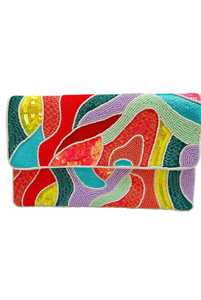 Bolso de mano con cuentas de primera calidad, elegante y asequible, para mujer, ideal para bodas, fiestas y eventos festivos, de M/S SHAAD HANDICRAFTS - Product Image 2