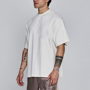 เสื้อยืดโอเวอร์ไซส์พรีเมียม ผ้าคอตตอน 100% เนื้อผ้าวอร์สเตด ทรงหลวม ไหล่ตก แขนสั้น เนื้อหนา เป็นมิตรต่อสิ่งแวดล้อม ระบายอากาศได้ดี สไตล์ฮิปฮอป สตรีทแวร์ - Product Image 2