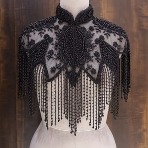Women's Sexy V-neck Rhinestone Short Crop <b>Top</b> Blink <b>Crystal</b> Tassel Fringe Shoulder Decor Glitter Diamond Fishnet Shirt - Product Image 1