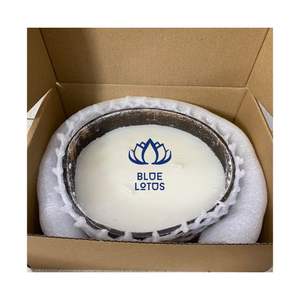 FAVORITO DE LOS CLIENTES 2026 Vela de Cáscara de Coco con Cera de Soja Pura para Decoración del Hogar y Regalos, Fragancia Duradera Premium - Product Image 1