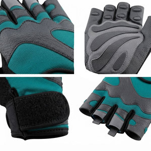 Dual Color Men's Fitness <b>Gloves</b> Moisture Wicking Non Slip Adjustable Wrist Strap Custom Sizing Gym <b>Gloves</b> Wholesale Price <b>Gloves</b> - Product Image 5