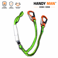 Perlengkapan Panjat Tebing Via Ferrata HandyMan, Tali Udara untuk Latihan Luar Ruangan, Terbuat dari Aluminium & Nilon, Buatan Taiwan