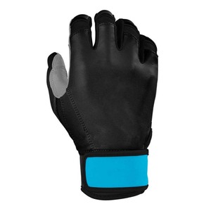 Gants de frappe en cuir noir rembourrés avec fermeture auto-agrippante, unisexes, pour entraînement adulte - Product Image 3