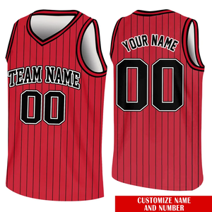 Maillots de basket-ball classiques unisexes sans manches à col rond personnalisés, tous sports, respirants, anti-transpiration, anti-bactériens - Product Image 2
