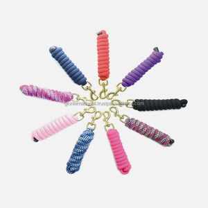 Extra <b>Thick</b> Heavy Duty Nylon Horse Lead <b>Rope</b> with Durable Trigger Brass Clip All Colors and Sizes Available - Product Image 5