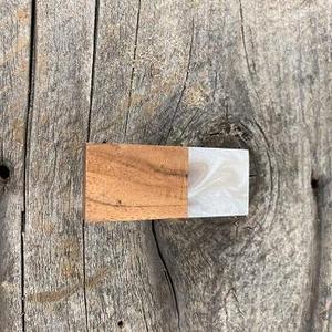 Perillas de Cajón Modernas de Alta Calidad, Ecológicas, Hechas a Mano, de Madera de Mango y Resina, Perillas de Cajón de Acrílico Lucite para Cocina - Product Image 4