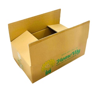 Boîte auto-élevante en carton ondulé 3 plis recyclable OEM, emballage premium pour lingettes humides, boîte d'expédition en matériaux recyclés, Vietnam - Product Image 5