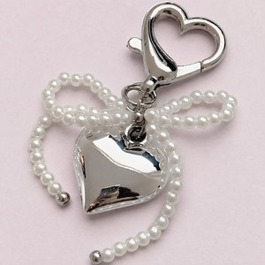 bling keychain Korean Geuripbi Aurora Silver Layered <b>Key</b> <b>Ring</b> Made in Korea metal and <b>chain</b> Stainless steel - Product Image 5