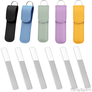 Professional Transparent Nano Glass Straight Pattern Double Sided Nail <b>File</b> Manicure Pedicure Polishing Tool 180 Grit Extra Fine - Product Image 3