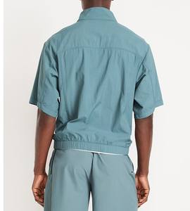 Conjunto Deportivo Cortavientos de Nylon Personalizado OEM para Hombre, Conjunto de Jogger con Bloques de Color, Conjunto Deportivo Cortavientos de Poliéster para Correr en Verano - Product Image 5