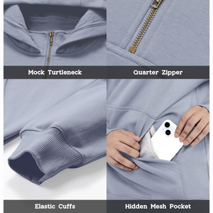 Sweat-shirts pour hommes en matière durable, confortables, coupe classique, avec poche en polaire, respirants, en coton mélangé, prix bas, pour un usage quotidien - Product Image 6