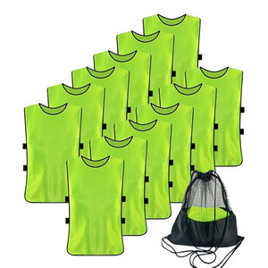 Pennies for Soccer Scrimmage Vest Practice Jersey Lightweight Breathable <b>Training</b> <b>Bib</b> for Team Sports Football Practice Mesh - Product Image 2