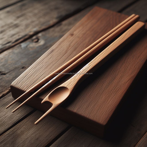 ตะเกียบไม้ที่ทำจากช่างฝีมือเป็นเครื่องมือของแท้สำหรับซูชิราเม็งและคนผัดเป็นมิตรต่อสิ่งแวดล้อมและทนทาน - Product Image 5