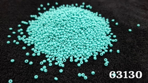 Perles de rocaille rondes Jaunty 8'0 Turquoise Preciosa (verre et verre soufflé) en vrac pour la fabrication de bijoux DIY, l'artisanat et la broderie - Product Image 3