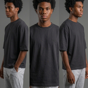 Men's Oversized Boxy T Shirts Workout Fitness Wear Boxy Tee Mens Gym Wear Crop <b>TShirts</b> Men's Sports Boxy T-Shirt Boys - Product Image 3