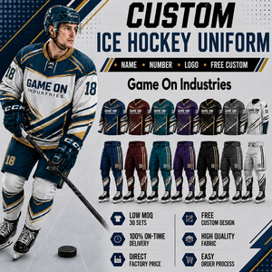 Private Lable Wholesale Rate Custom Made Full Sublimated Team Wear Low MOQ Factory Direct OEM ODM Service Ice Hockey Uniform  - Product Image 2
