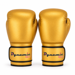 Guantes de Boxeo Profesionales de Cuero en Oferta, Ecológicos, con Logotipo Personalizado y Correa para la Muñeca para Competición - Product Image 4