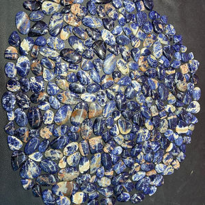 Vente en gros de pierres précieuses en vrac sodalite 100% naturelles, approvisionnement en vrac en cristal magnifique pour la fabrication de bijoux, pierre - Product Image 3