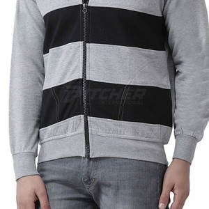 Sweats à capuche tendance pour hommes avec fermeture éclair, capuche réglable, poches avant et coupe décontractée, parfaits pour le streetwear et les tenues décontractées - Product Image 4