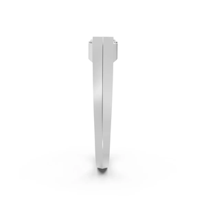 Bague de fiançailles solitaire en or rose 14 carats avec diamant de laboratoire taille marquise, demi-sertie, élégante, minimaliste, fine, pour mariage et anniversaire - Product Image 3