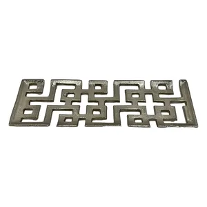 Bandeja de Servicio de Comida de Hierro Hecha a Mano, Estilo Rústico, Vajilla Decorativa para Restaurante, Bandeja Decorativa de Metal Tradicional China - Product Image 2