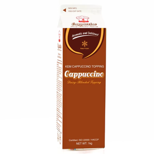 Commandes en gros pour fabricants : Crème non laitière pour pâtisserie, OEM/ODM, HALAL, Topping Cappuccino laitier mélangé 1KG, Fournitures pour desserts, Prix attractif - Product Image 1
