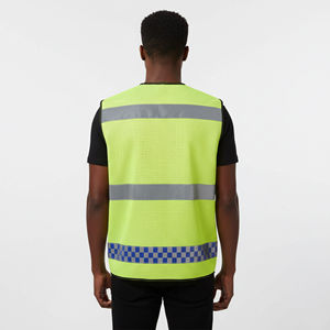 Chaleco de Seguridad de Malla de Alta Visibilidad ANSI Clase 2 OEM/ODM con Tiras Reflectantes, Impermeable, con LED Intermitente y Logotipo Personalizado para Hombre - Product Image 5
