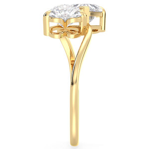 REYES New Arrival 925 Sterling Silver GRA Certified Moissanite <b>Adjustable</b> <b>Ring</b> For Women Engagement Wedding Gift Fine Jewelry - Product Image 5