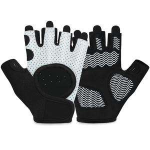 Gym Weightlifting <b>Gloves</b> Comfortable Fitness <b>Training</b> <b>Gloves</b> with Palm Padding and Wrist Support Straps - Product Image 1