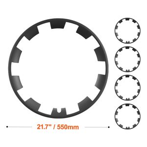 Copricerchi da 20 pollici per Model Y con protezione a scatto, copertura per valvola e foro per ugello, in ABS PC - Product Image 4