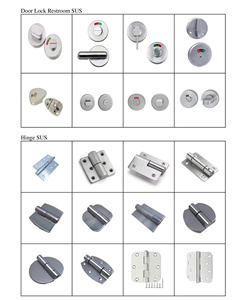 Accesorios de partición de inodoro de acero inoxidable 304 de primera calidad, accesorios superventas para hoteles, spa, apartamentos y cubículos de Ducha - Product Image 6