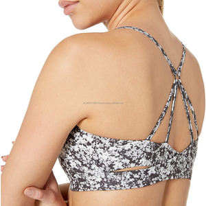 Soutien-gorge de sport Fitness 2026 Grande Taille Haute Maintien Confort Yoga Léger Coussinets Amovibles Logo Avant Soutien-gorge Femme - Product Image 3