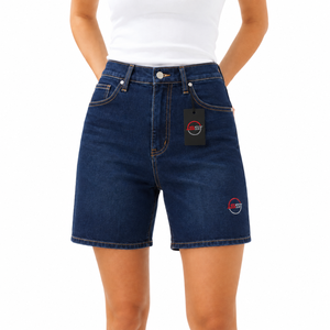 Shorts en jean pour femmes de qualité supérieure, tissu durable, design moderne, coupe confortable, vêtements décontractés, shorts en jean pour femmes avec poches - Product Image 1