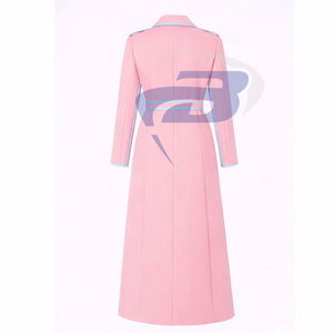 เสื้อโค้ทขนสัตว์ Gamma Phi Delta Sorority คุณภาพสูง เสื้อโค้ทเทรนช์ผู้หญิงแบบมีเข็มขัด เสื้อโค้ทขนสัตว์แบบยาวทรงวาร์ซิตี้ สำหรับสมาชิกชมรม GPD - Product Image 2