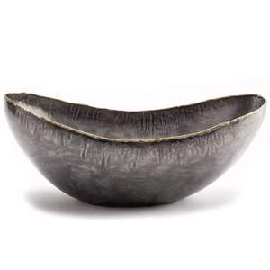 Tazón para ensalada de cuerno de búfalo, muy vendido, tazón decorativo para servir al por mayor, plato para servir de cuerno de búfalo auténtico, para mesa de comedor - Product Image 4
