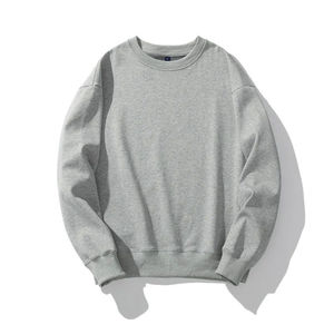 เสื้อสเวตเชิ้ตคอกลมแบบยูนิเซ็กซ์ ผ้าฝ้ายถัก 100% สีพื้น ทรงปกติ โลโก้ด้านหน้า สวมใส่สบายๆ สำหรับฤดูใบไม้ร่วง - Product Image 2