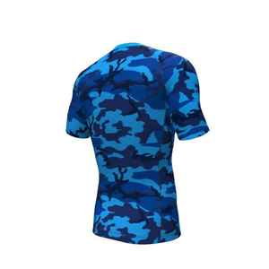 Camisetas de Compresión Deportivas de Manga Corta con Cuello Redondo para Adultos, Sublimadas, Unisex, Antibacterianas, de Secado Rápido, para MMA - Product Image 3