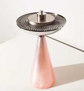 Quemador de incienso de lujo de metal dorado con base de mármol blanco natural, estilo árabe de Oriente Medio, para incienso de olíbano y oud. - Product Image 4