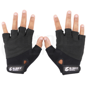 2026 Super Quality Leather Half-Finger Gym <b>Gloves</b> Lightweight Customized Non-Slip Breathable Unisex Fitness <b>Gloves</b> For <b>Weight</b> - Product Image 2